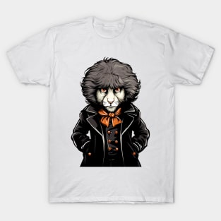 halloween grey hair lion T-Shirt